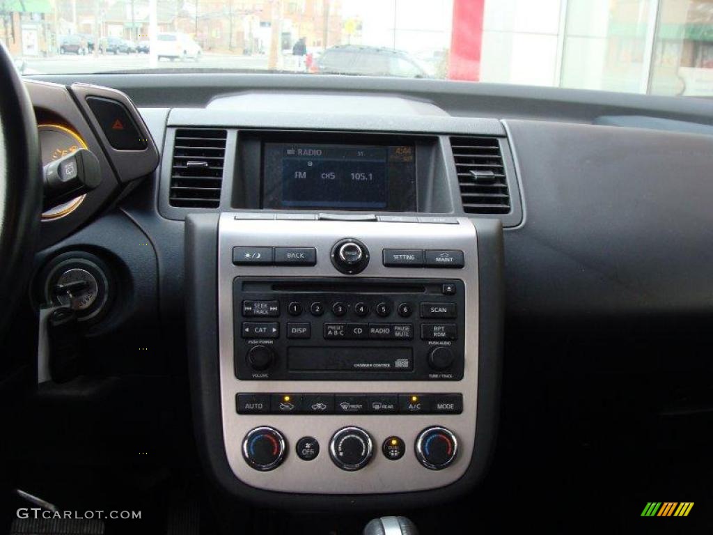 2006 Murano S AWD - Super Black / Charcoal photo #18