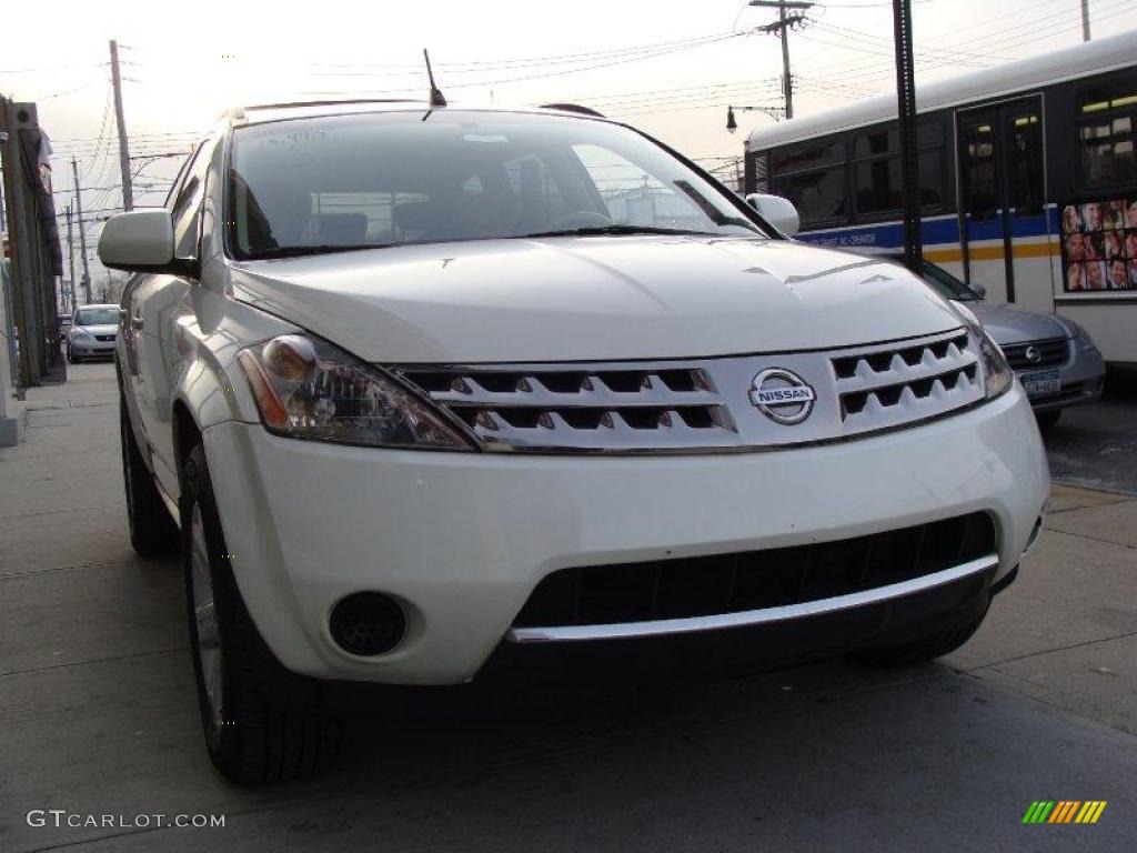 2006 Murano S AWD - Glacier Pearl / Cafe Latte photo #1