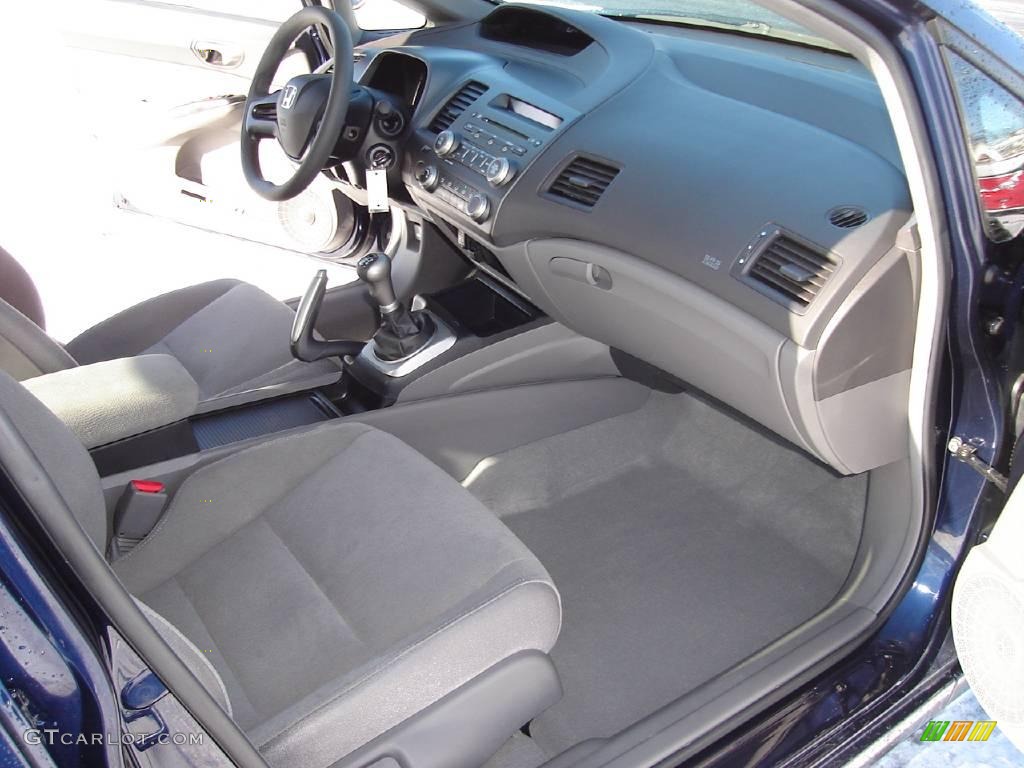 2007 Civic LX Sedan - Royal Blue Pearl / Gray photo #16