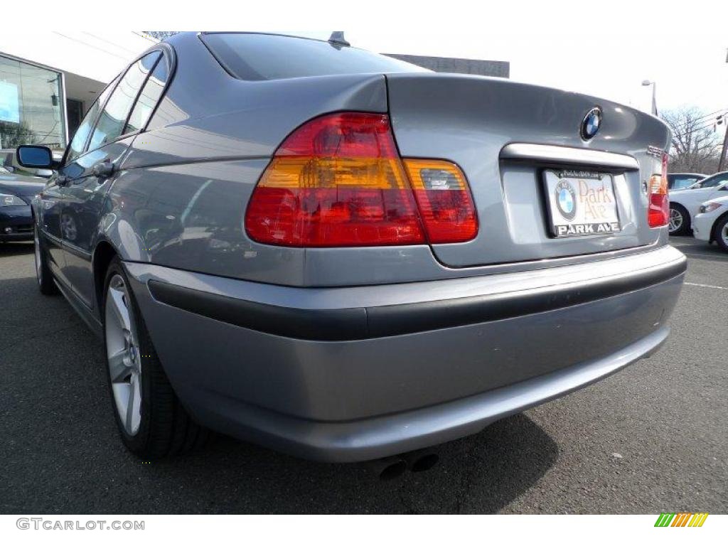 2004 3 Series 325i Sedan - Silver Grey Metallic / Grey photo #9