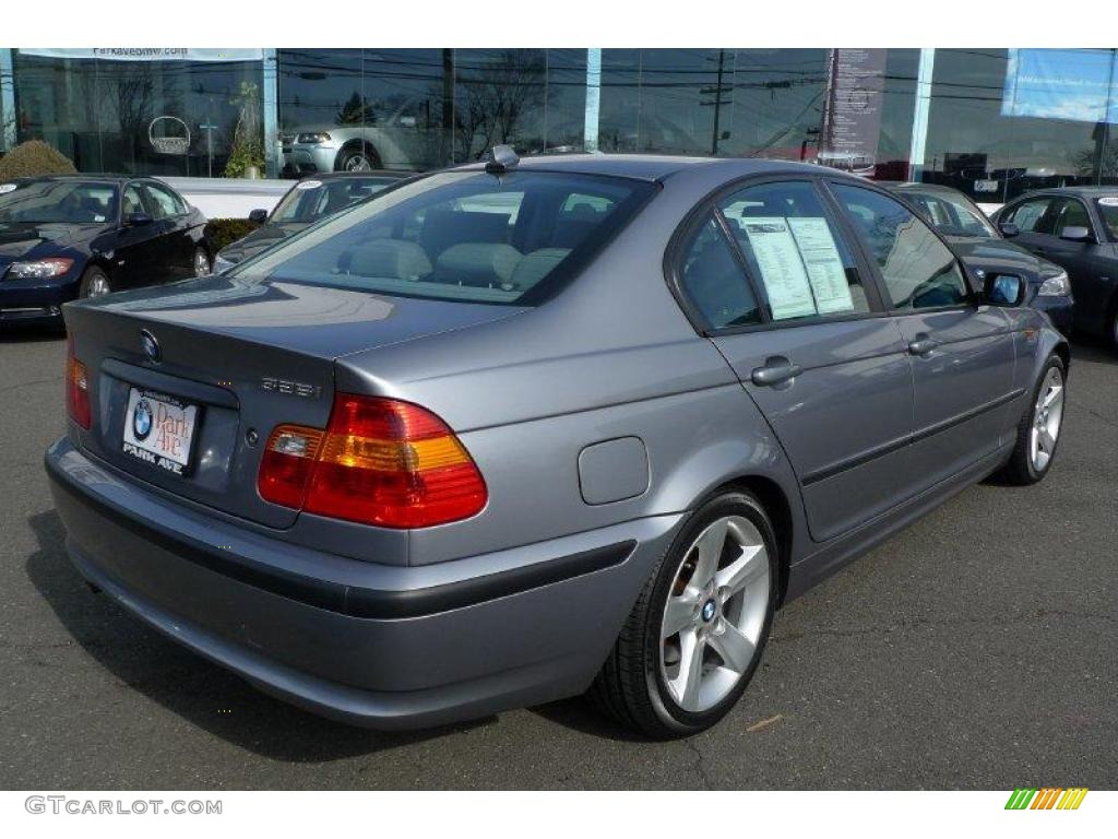 2004 3 Series 325i Sedan - Silver Grey Metallic / Grey photo #11