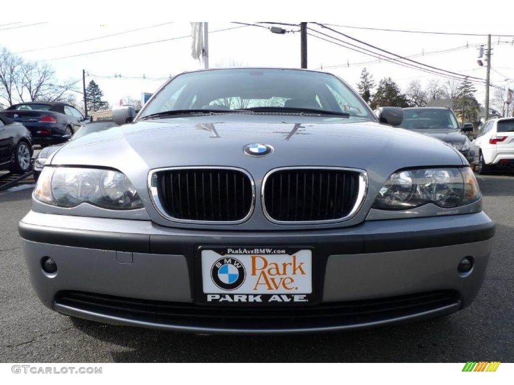 2004 3 Series 325i Sedan - Silver Grey Metallic / Grey photo #14