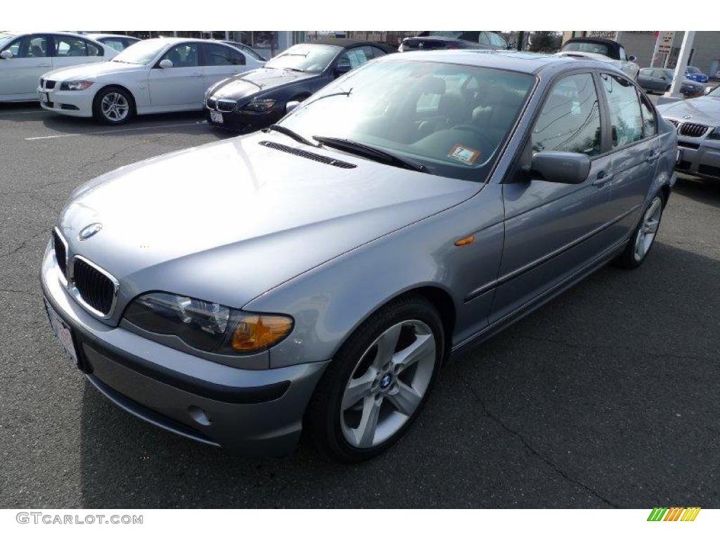 2004 3 Series 325i Sedan - Silver Grey Metallic / Grey photo #15