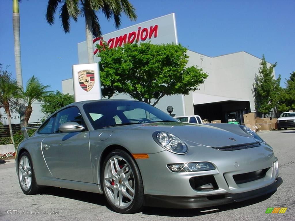 2007 911 Carrera S Coupe - Arctic Silver Metallic / Black photo #1