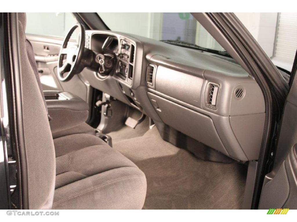 2005 Silverado 1500 LS Crew Cab 4x4 - Black / Dark Charcoal photo #5