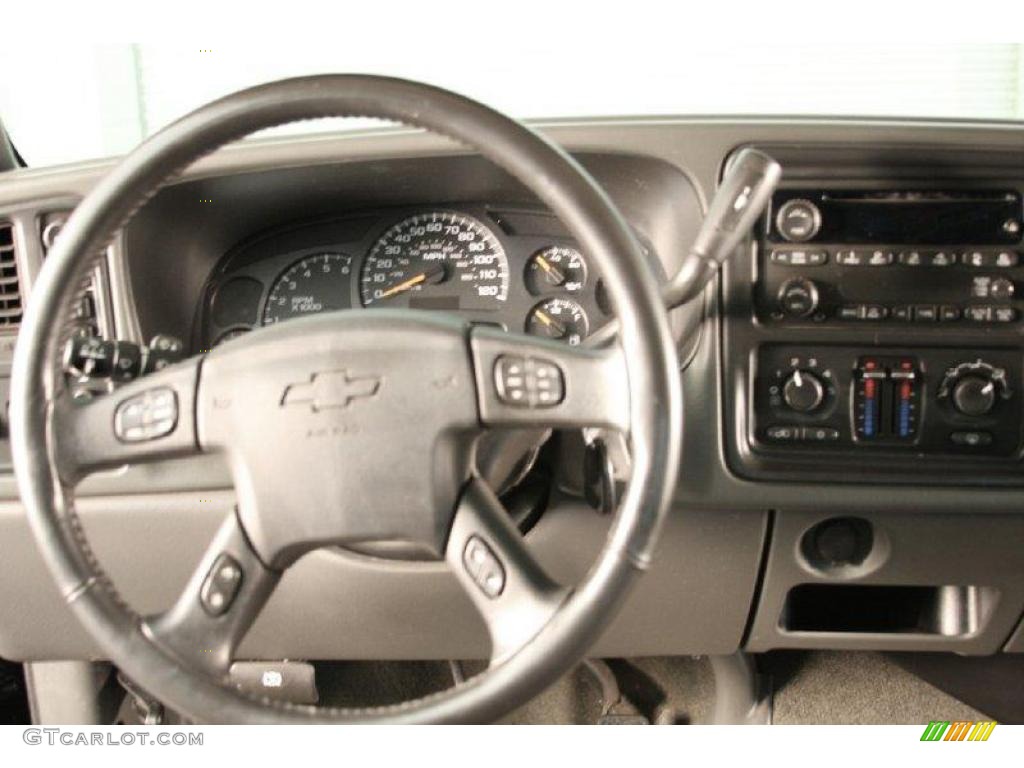 2005 Silverado 1500 LS Crew Cab 4x4 - Black / Dark Charcoal photo #9