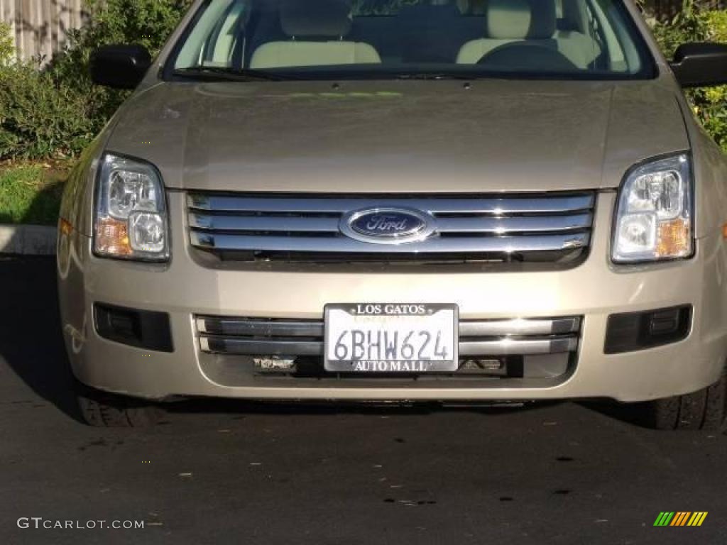 2008 Fusion S - Dune Pearl Metallic / Camel photo #10