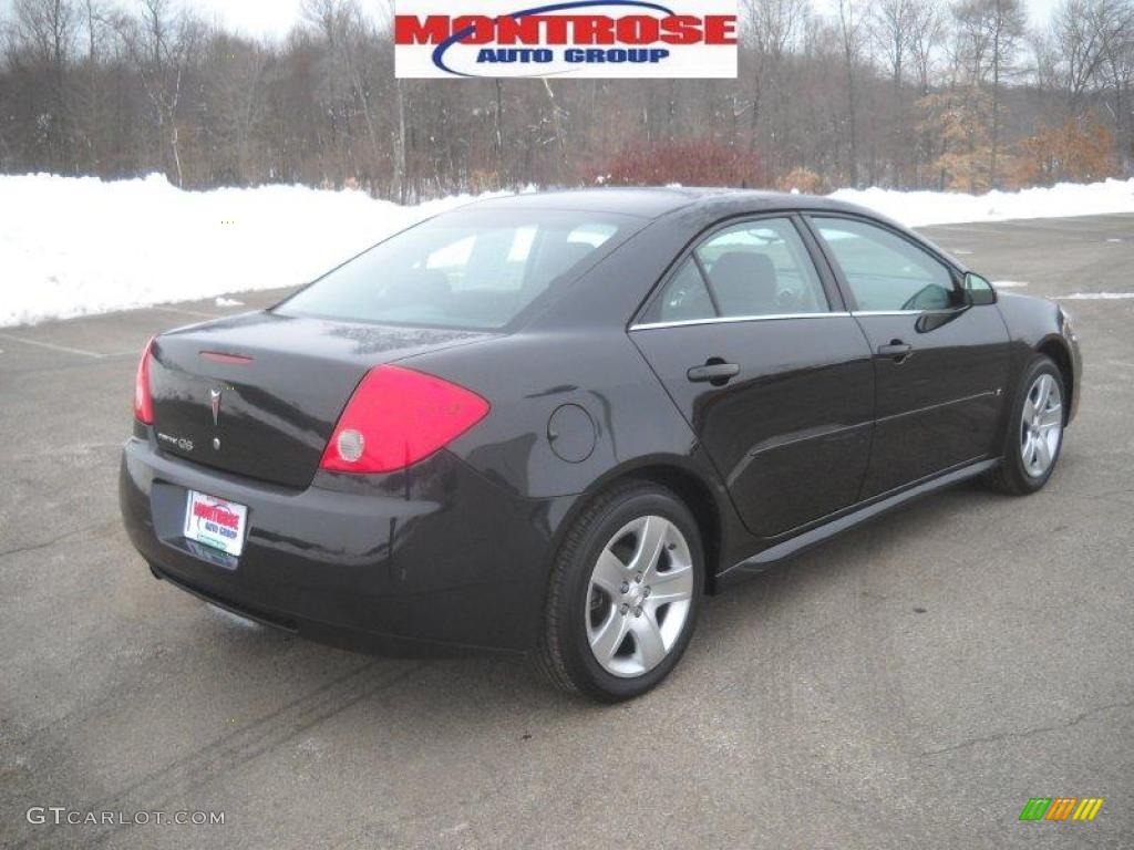 2009 G6 Sedan - Carbon Black Metallic / Ebony photo #2