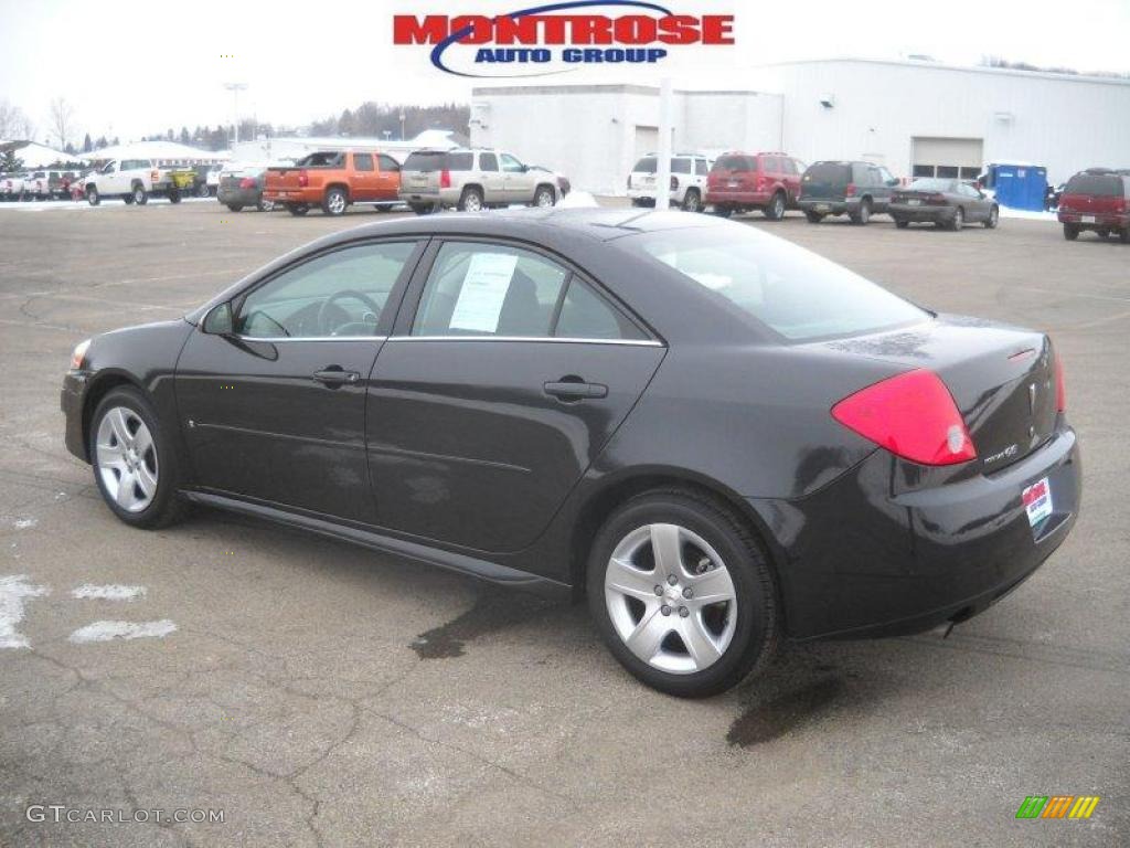 2009 G6 Sedan - Carbon Black Metallic / Ebony photo #6