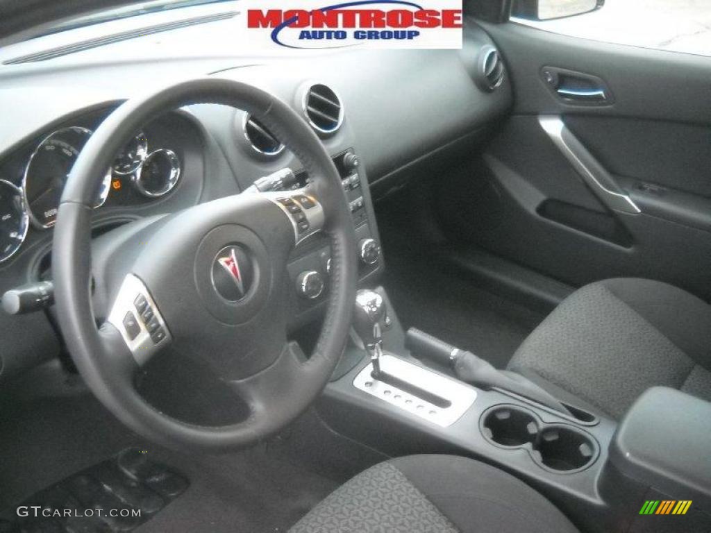 2009 G6 Sedan - Carbon Black Metallic / Ebony photo #9
