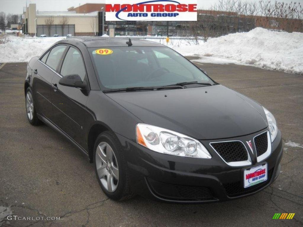 2009 G6 Sedan - Carbon Black Metallic / Ebony photo #23