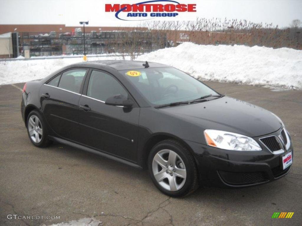 2009 G6 Sedan - Carbon Black Metallic / Ebony photo #24