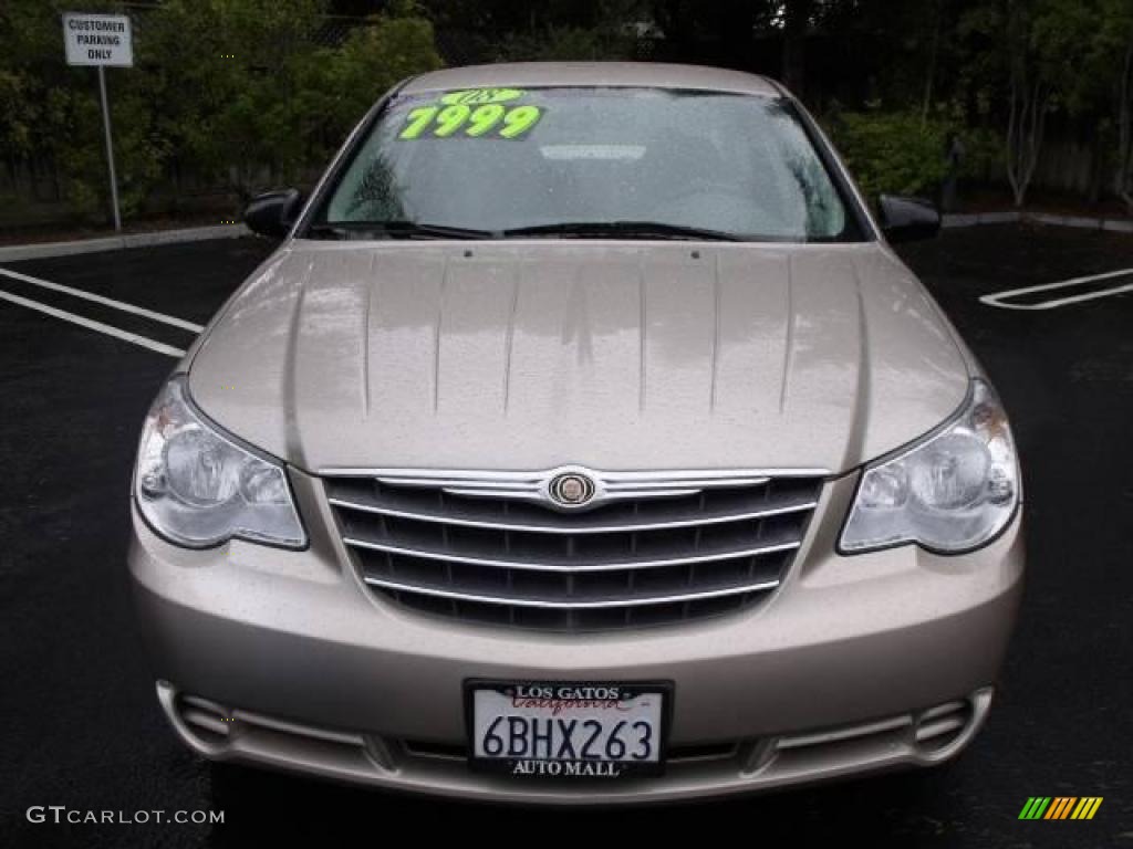 2008 Sebring LX Sedan - Light Sandstone Metallic / Dark Khaki/Light Graystone photo #1