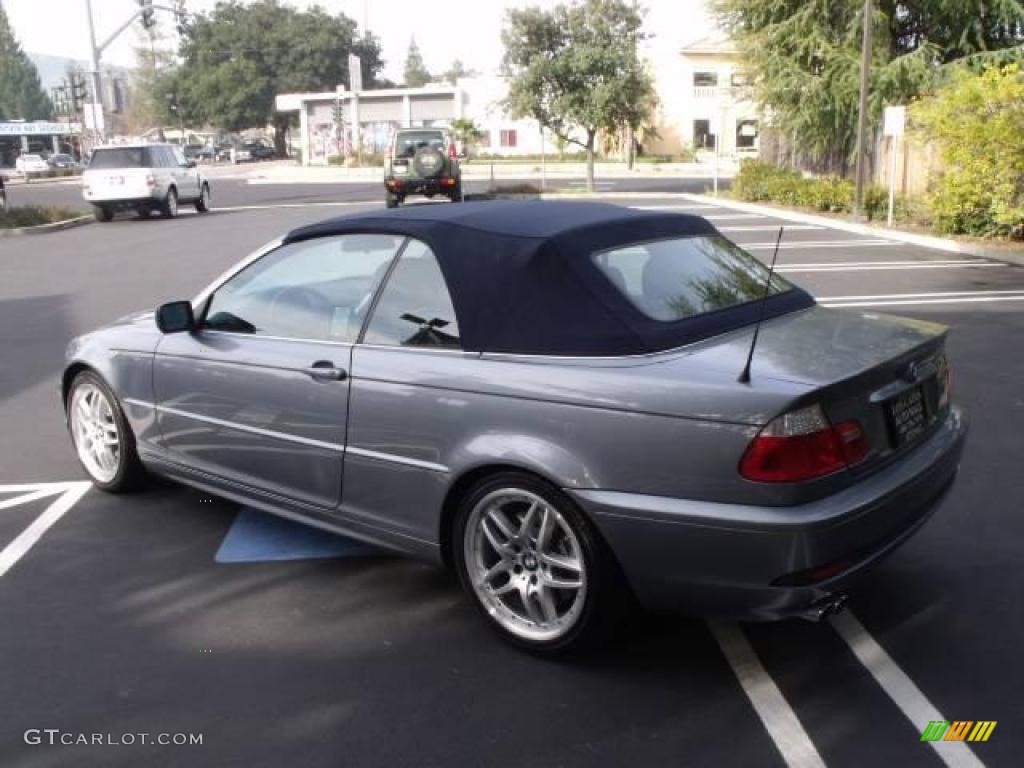 2006 3 Series 330i Convertible - Silver Grey Metallic / Black photo #3