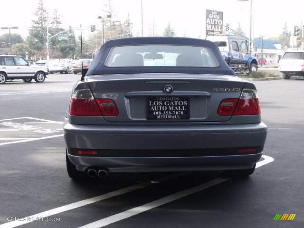 2006 3 Series 330i Convertible - Silver Grey Metallic / Black photo #4