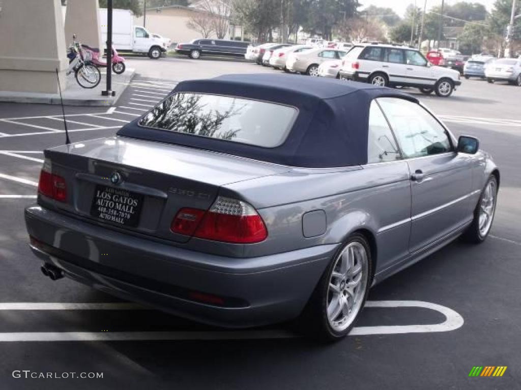 2006 3 Series 330i Convertible - Silver Grey Metallic / Black photo #5