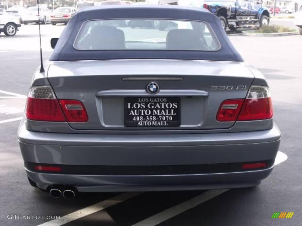 2006 3 Series 330i Convertible - Silver Grey Metallic / Black photo #22