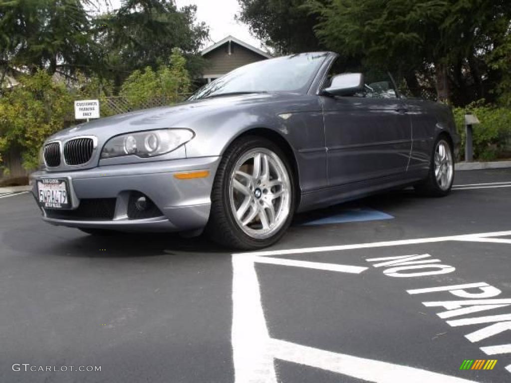 2006 3 Series 330i Convertible - Silver Grey Metallic / Black photo #36
