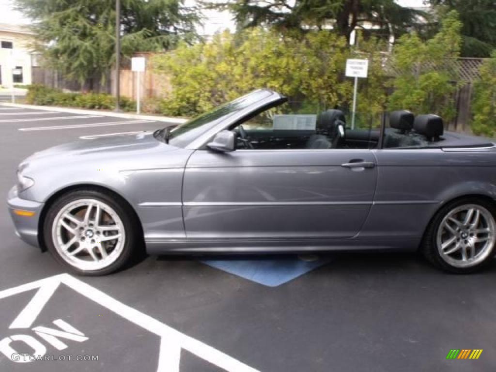 2006 3 Series 330i Convertible - Silver Grey Metallic / Black photo #37