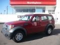 2008 Inferno Red Crystal Pearl Dodge Nitro SXT 4x4  photo #1