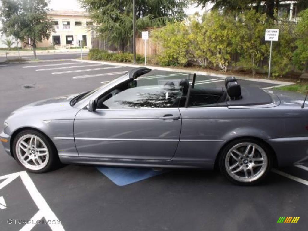 2006 3 Series 330i Convertible - Silver Grey Metallic / Black photo #38
