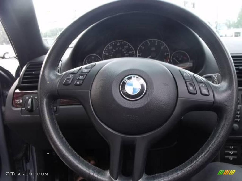 2006 3 Series 330i Convertible - Silver Grey Metallic / Black photo #78