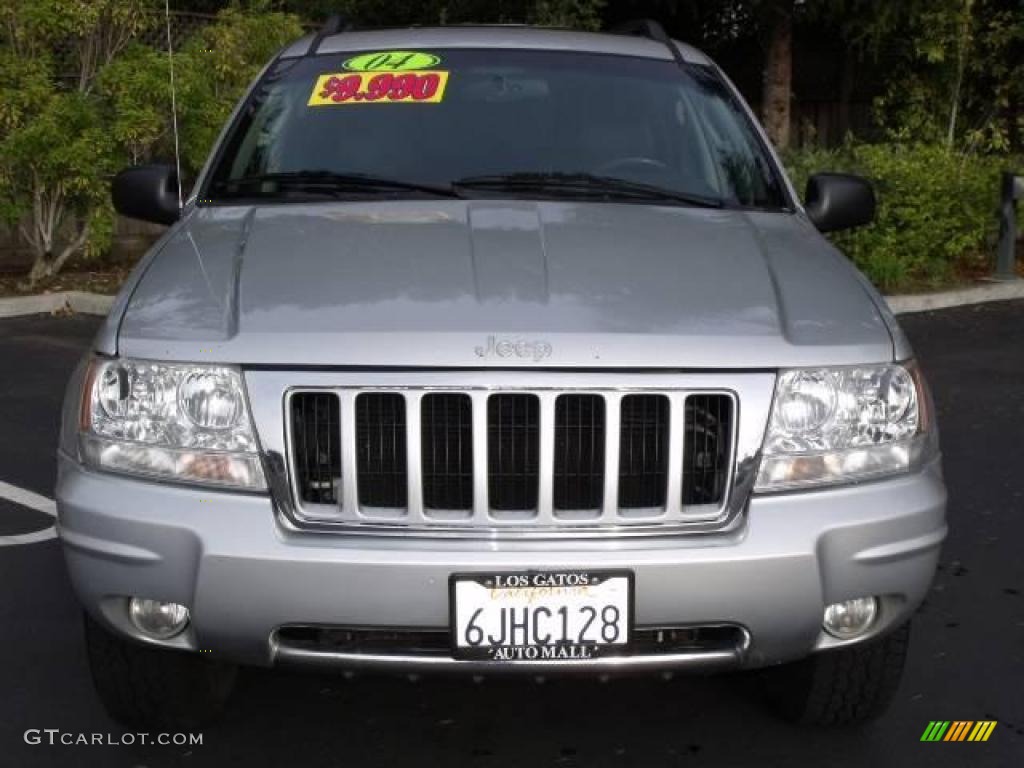 2004 Grand Cherokee Limited 4x4 - Bright Silver Metallic / Dark Slate Gray photo #1