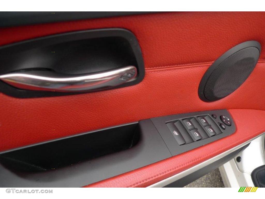 2008 3 Series 328i Convertible - Alpine White / Coral Red/Black photo #20