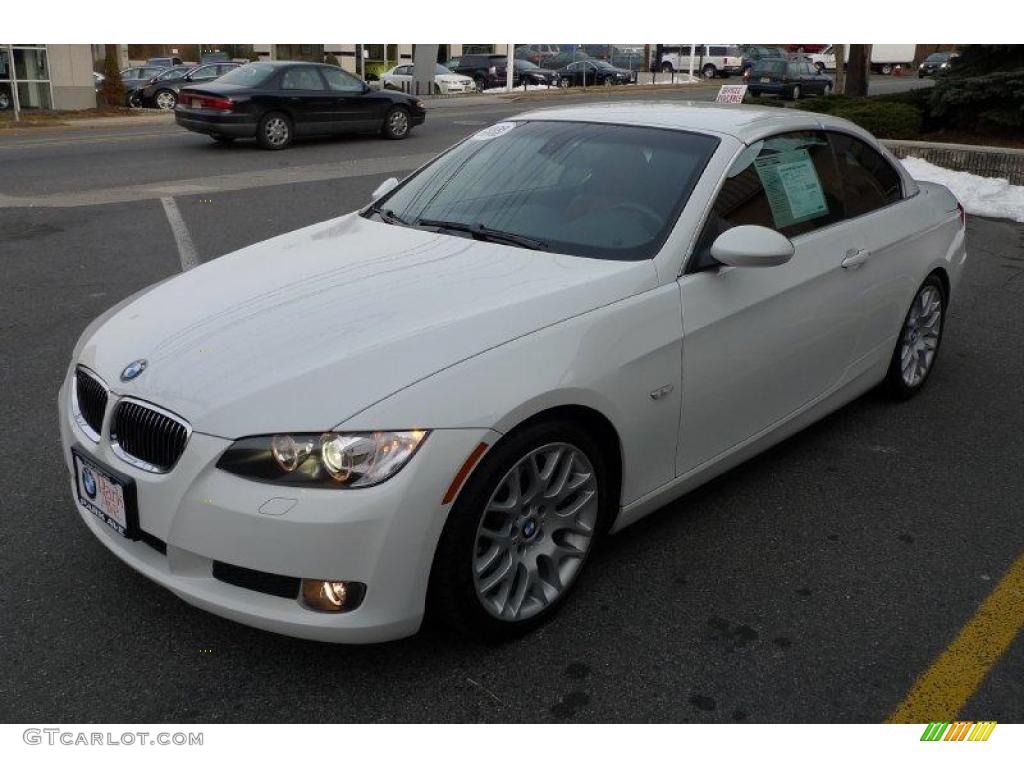 2008 3 Series 328i Convertible - Alpine White / Coral Red/Black photo #49