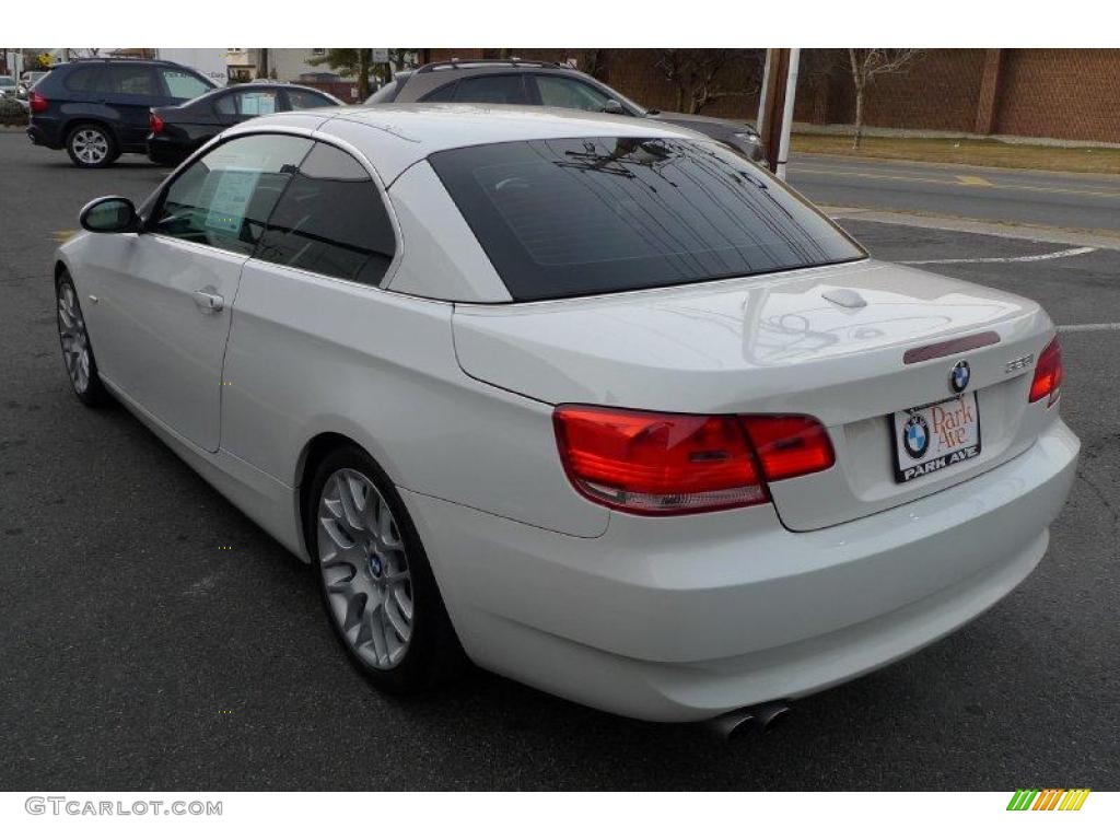 2008 3 Series 328i Convertible - Alpine White / Coral Red/Black photo #51