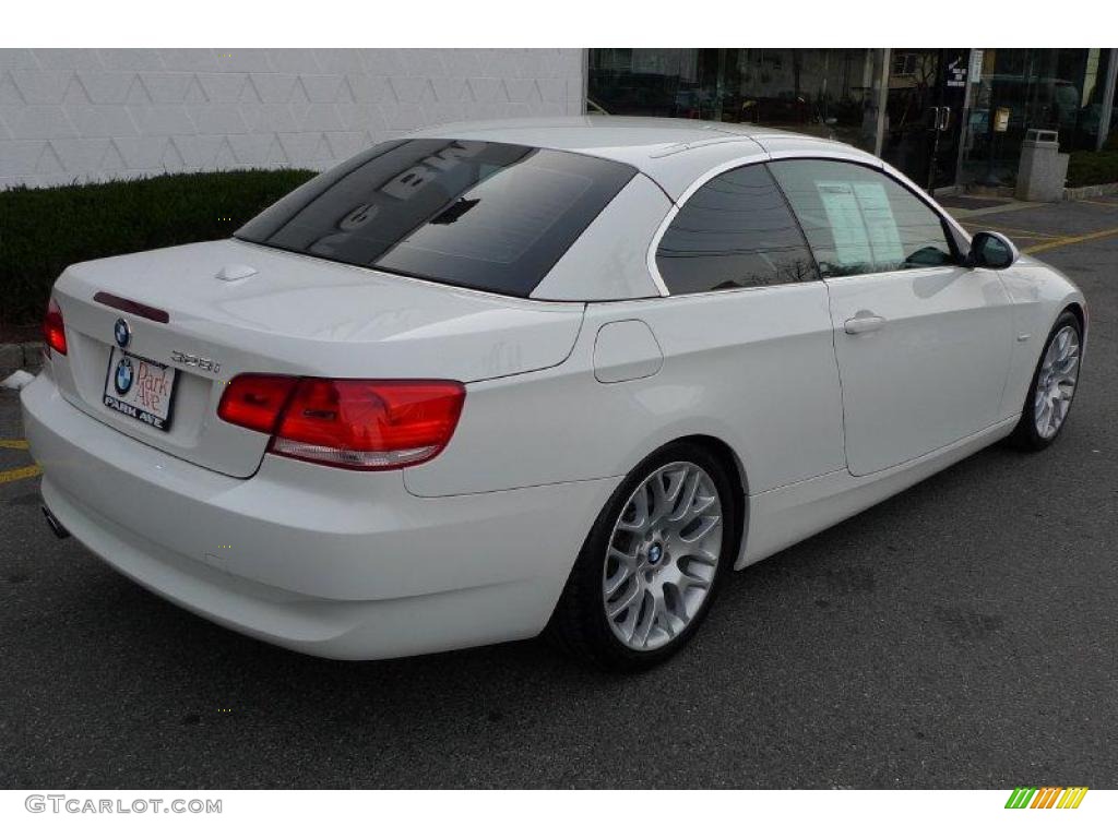 2008 3 Series 328i Convertible - Alpine White / Coral Red/Black photo #53