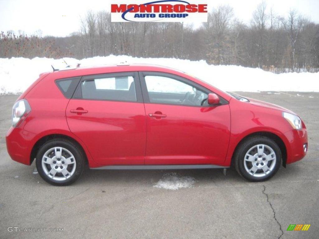 Red Hot Metallic Pontiac Vibe