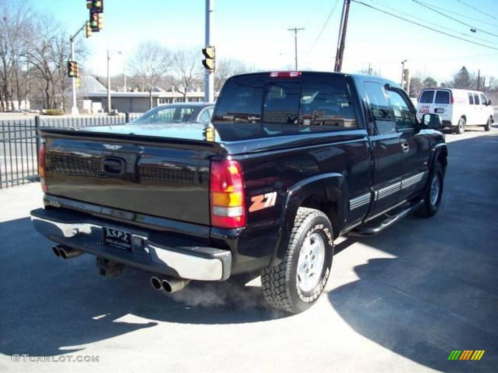 1999 Silverado 1500 LT Extended Cab 4x4 - Onyx Black / Graphite photo #5