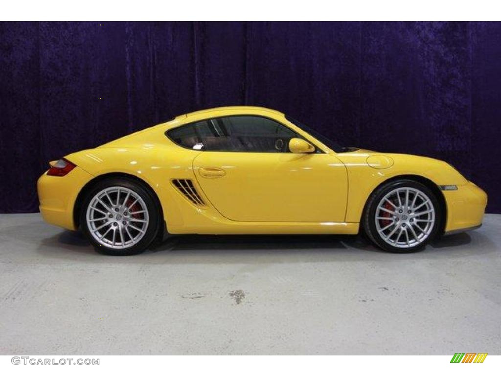 2006 Cayman S - Speed Yellow / Black photo #2
