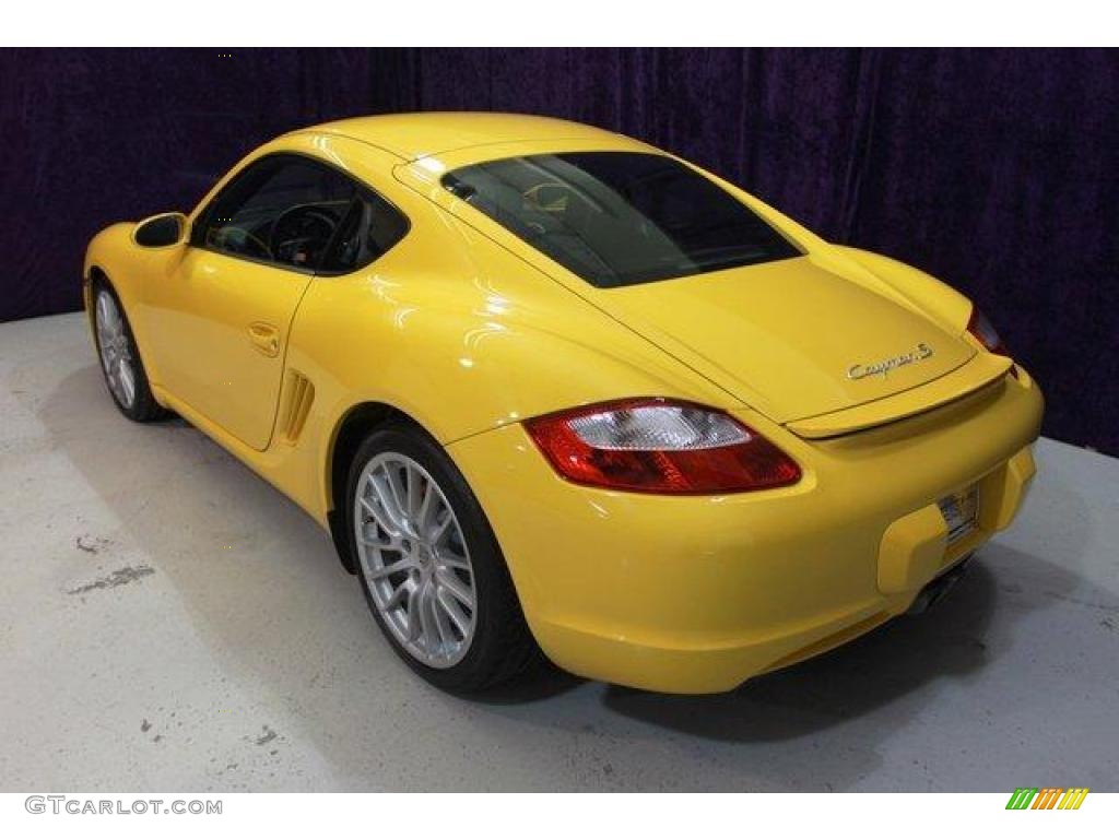 2006 Cayman S - Speed Yellow / Black photo #3