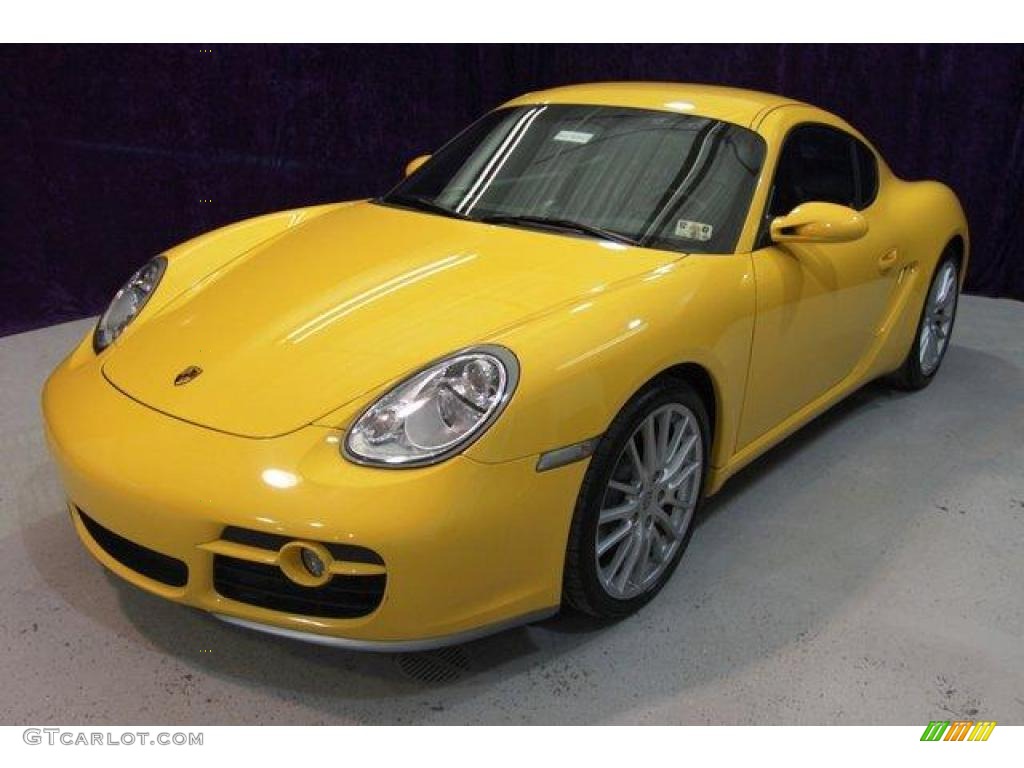 2006 Cayman S - Speed Yellow / Black photo #5