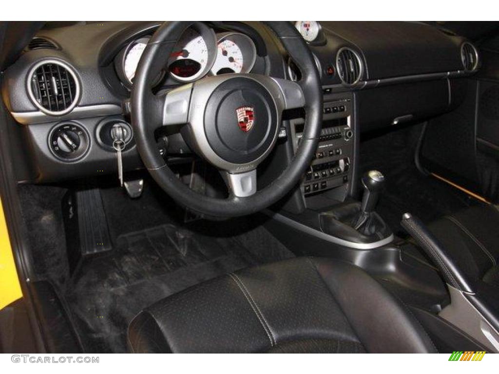 2006 Cayman S - Speed Yellow / Black photo #6