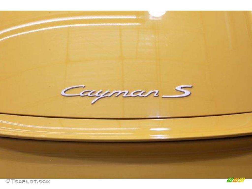 2006 Cayman S - Speed Yellow / Black photo #11
