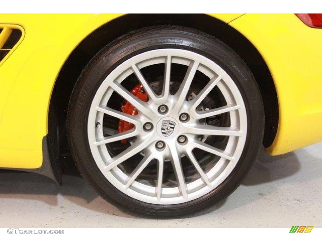 2006 Cayman S - Speed Yellow / Black photo #13