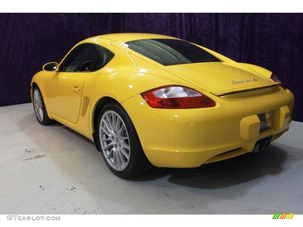 2006 Cayman S - Speed Yellow / Black photo #23