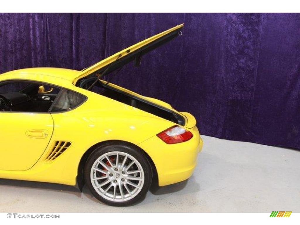 2006 Cayman S - Speed Yellow / Black photo #30