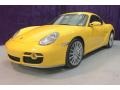 2006 Speed Yellow Porsche Cayman S  photo #42