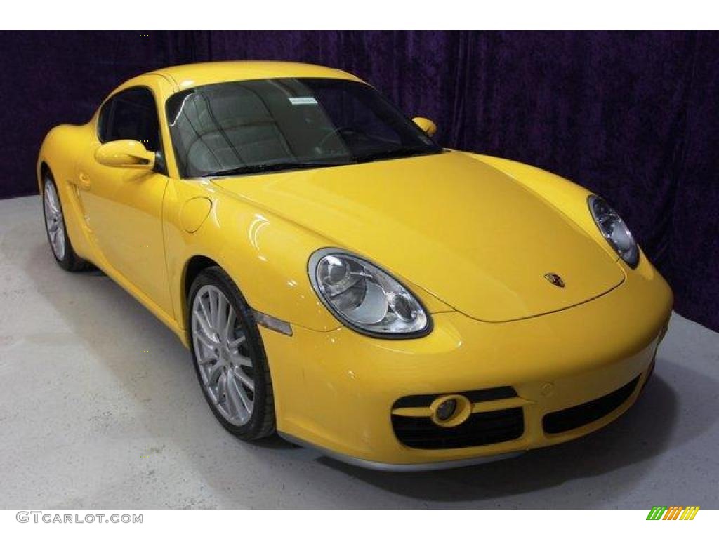 2006 Cayman S - Speed Yellow / Black photo #45