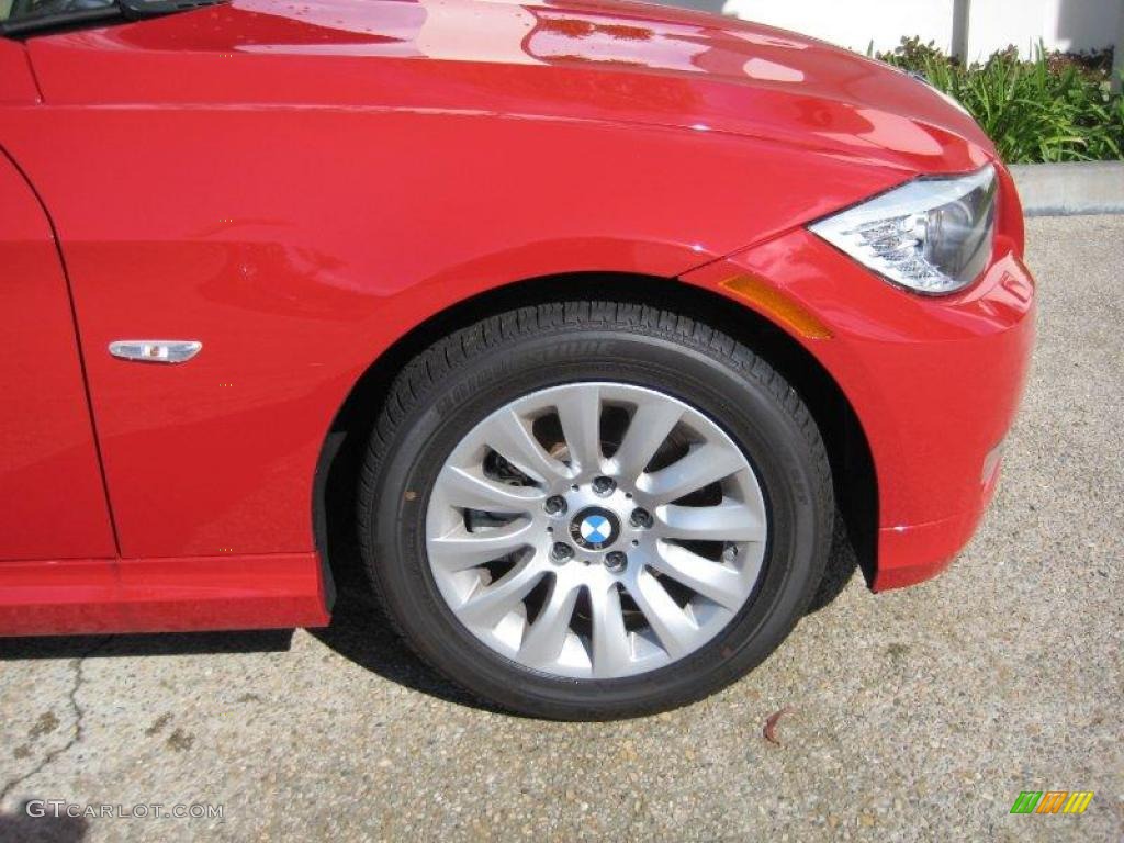 2009 3 Series 328i Sedan - Crimson Red / Beige photo #2