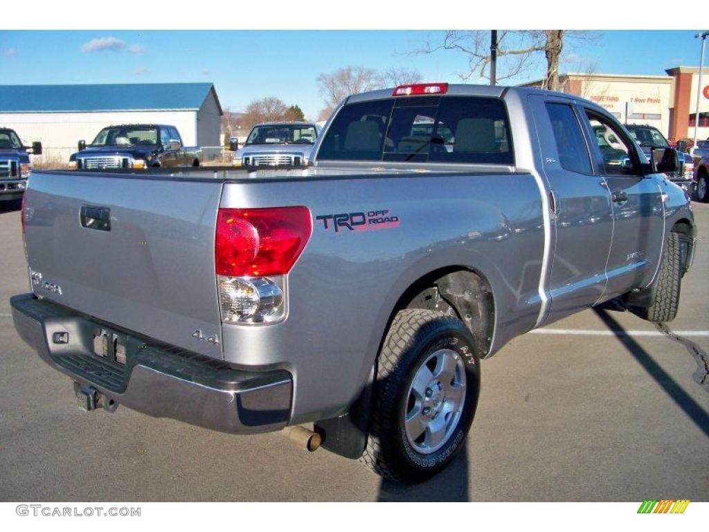 2007 Tundra SR5 TRD Double Cab 4x4 - Silver Sky Metallic / Graphite Gray photo #5