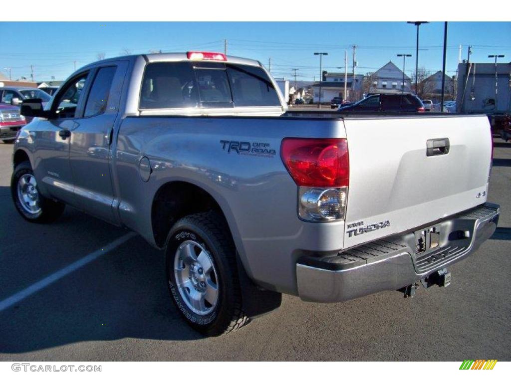 2007 Tundra SR5 TRD Double Cab 4x4 - Silver Sky Metallic / Graphite Gray photo #7