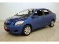 2009 Blue Streak Metallic Toyota Yaris Sedan  photo #3