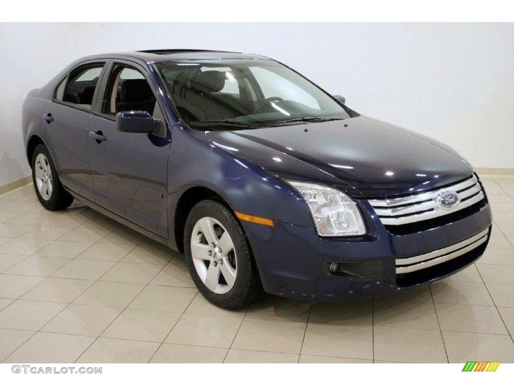 2007 Fusion SE - Dark Blue Pearl Metallic / Charcoal Black photo #1