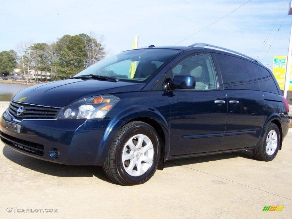 2007 Quest 3.5 SL - Majestic Blue Metallic / Beige photo #2