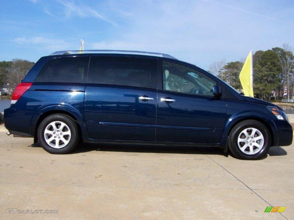 2007 Quest 3.5 SL - Majestic Blue Metallic / Beige photo #3